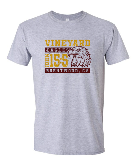 Vineyard Academy Vintage John 15:5 T-Shirt