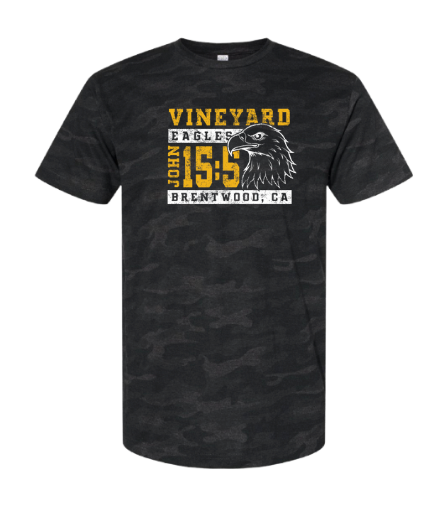 Vineyard Academy Vintage John 15:5 T-Shirt