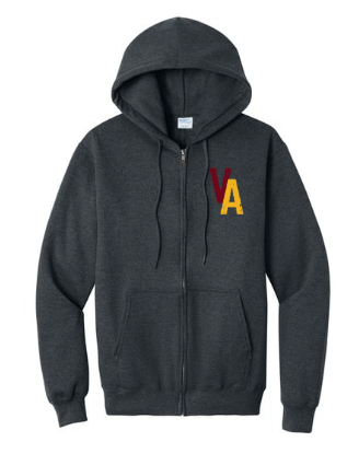 Vineyard Academy Arch Circle Logo Zip Hoodie