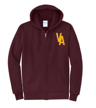 Vineyard Academy Arch Circle Logo Zip Hoodie
