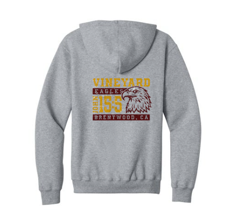 Vineyard Academy Vintage John 15:5 Zip Hoodie