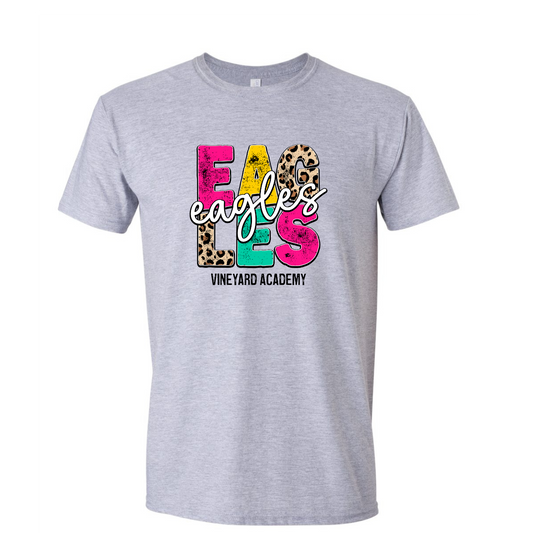 Vineyard Academy Leopard Eagles T-Shirt