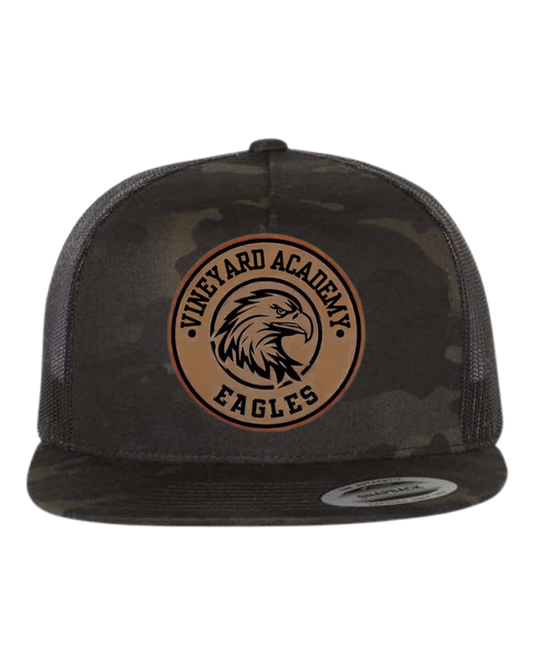 Vineyard Academy Leather Patch Hat