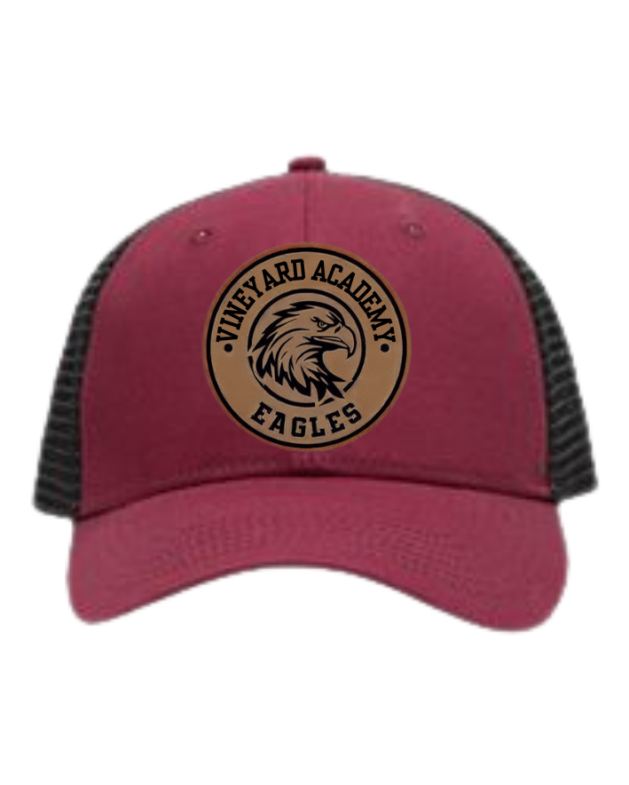 Vineyard Academy Leather Patch Hat
